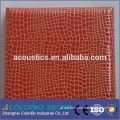 Colorful Leather/clothing fabric acoustic panel
